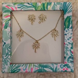 Lilly Pulitzer sparkling palm trees 🌴 gift set